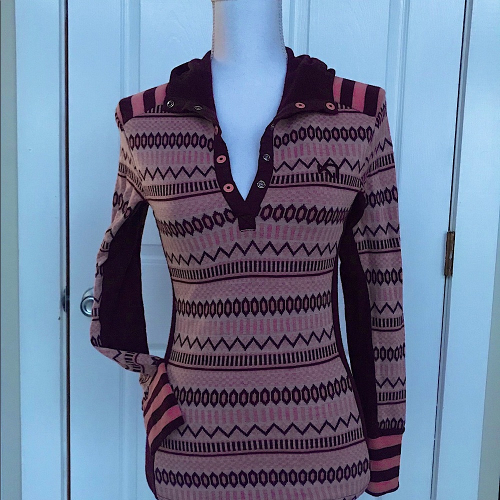 Kari Traa Akle Hood Merino Wool Baselayer Sweater